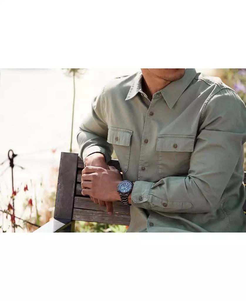 商品Citizen|Men's Chronograph Promaster Navihawk Gray-Tone Stainless Steel Bracelet Watch 48mm,价格¥5756,第4张图片详细描述
