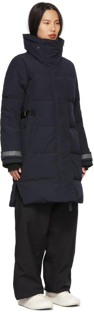 商品Canada Goose|海军蓝 Black Label 系列 Bennett 羽绒派克大衣,价格¥10248,第6张图片详细描述