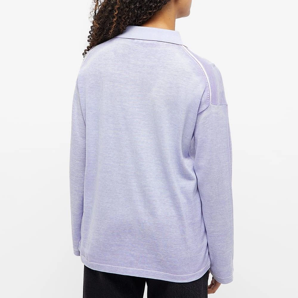 商品Acne Studios|Acne Studios Kopina Printed Cotton Knit Polo Jumper,价格¥1377,第4张图片详细描述