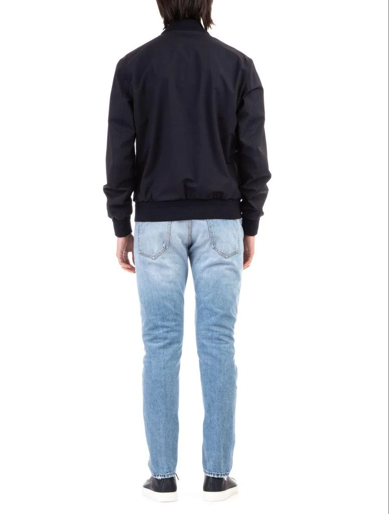 商品Zegna|Zegna Zipped Long-Sleeved Bomber Jacket,价格¥13638,第2张图片详细描述