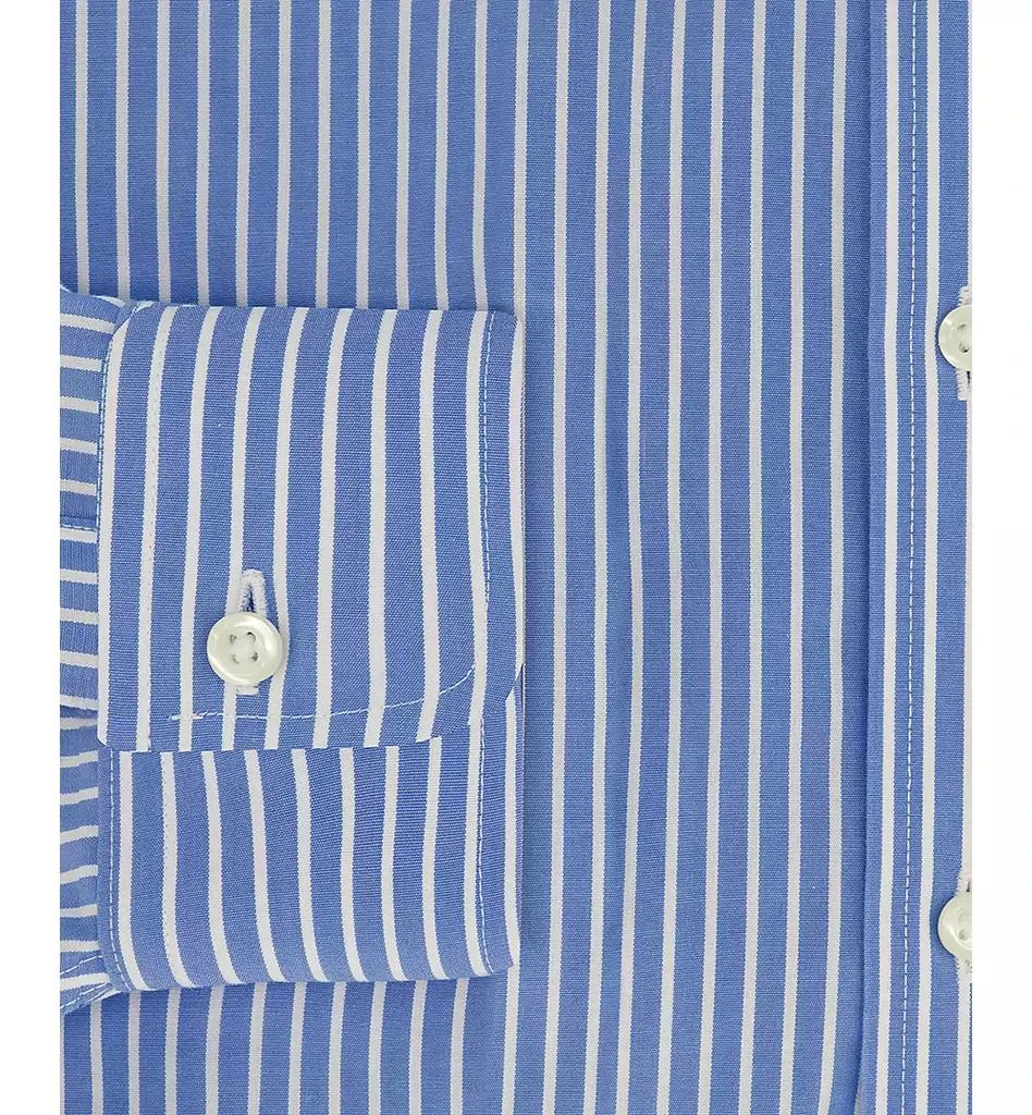商品Brooks Brothers|Men's Regular Fit Non-Iron Polo Button-Down Thin Stripe Broadcloth Dress Shirt,价格¥664,第5张图片详细描述