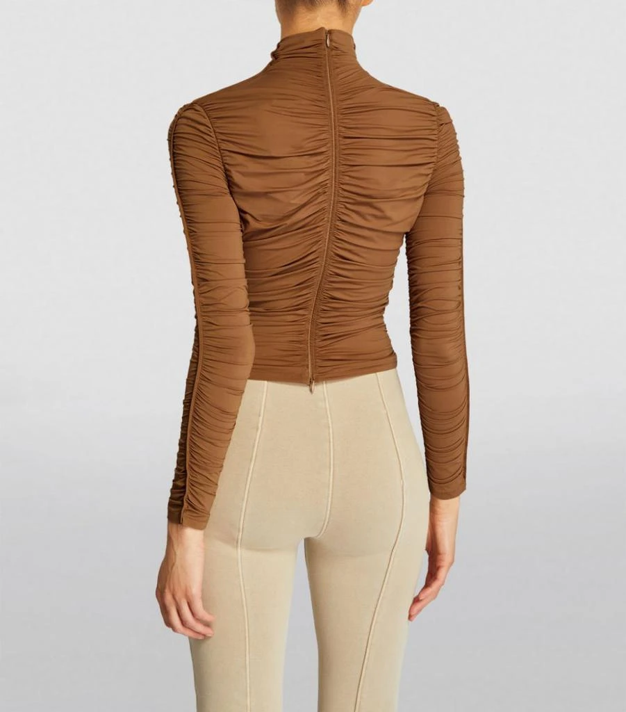 商品Alexander Wang|Ruched High-Neck Top,价格¥2697,第4张图片详细描述