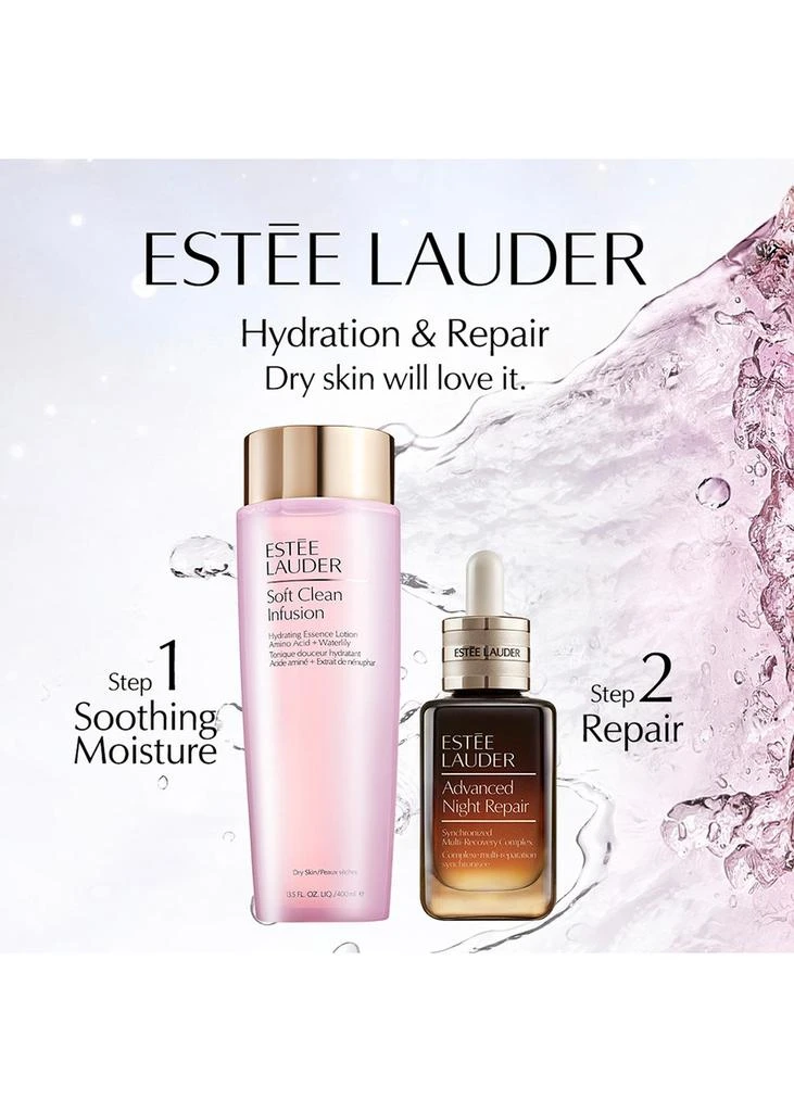 商品Estée Lauder|Soft Clean Infusion Hydrating Essence Lotion with Amino Acid + Waterlily 400ml,价格¥480,第2张图片详细描述