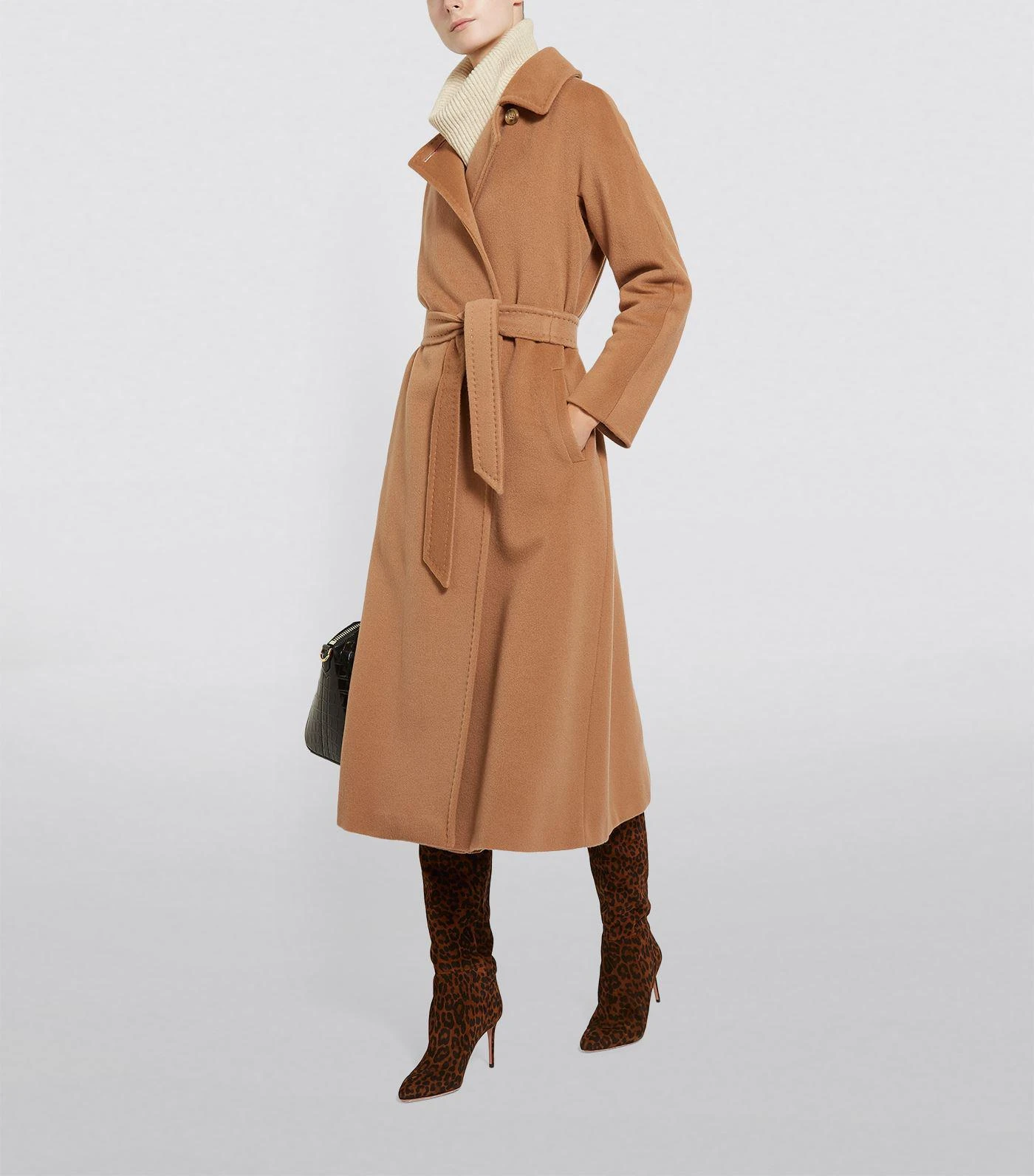 商品Max Mara|Wool Belted Coat,价格¥11108,第4张图片详细描述