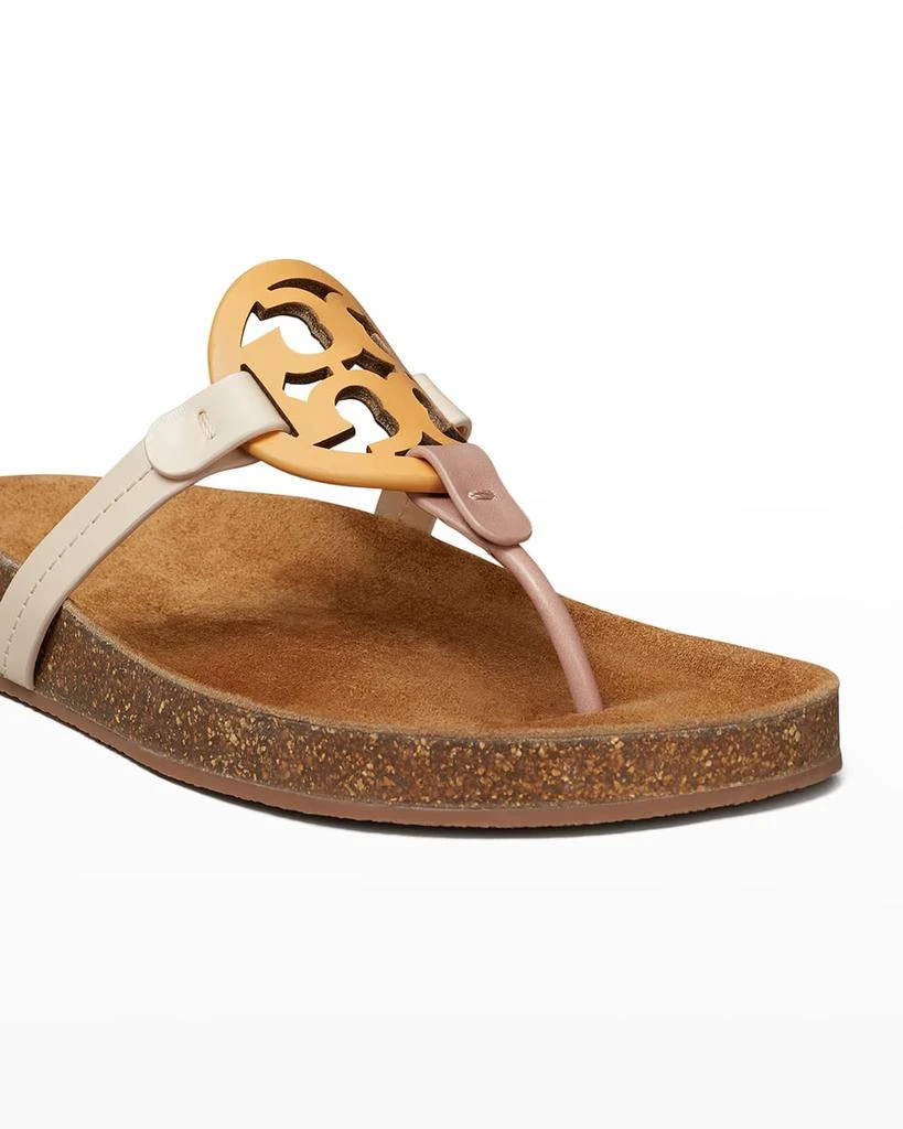 商品Tory Burch|Miller Cloud Tricolor Medallion Thong Sandals,价格¥751,第3张图片详细描述