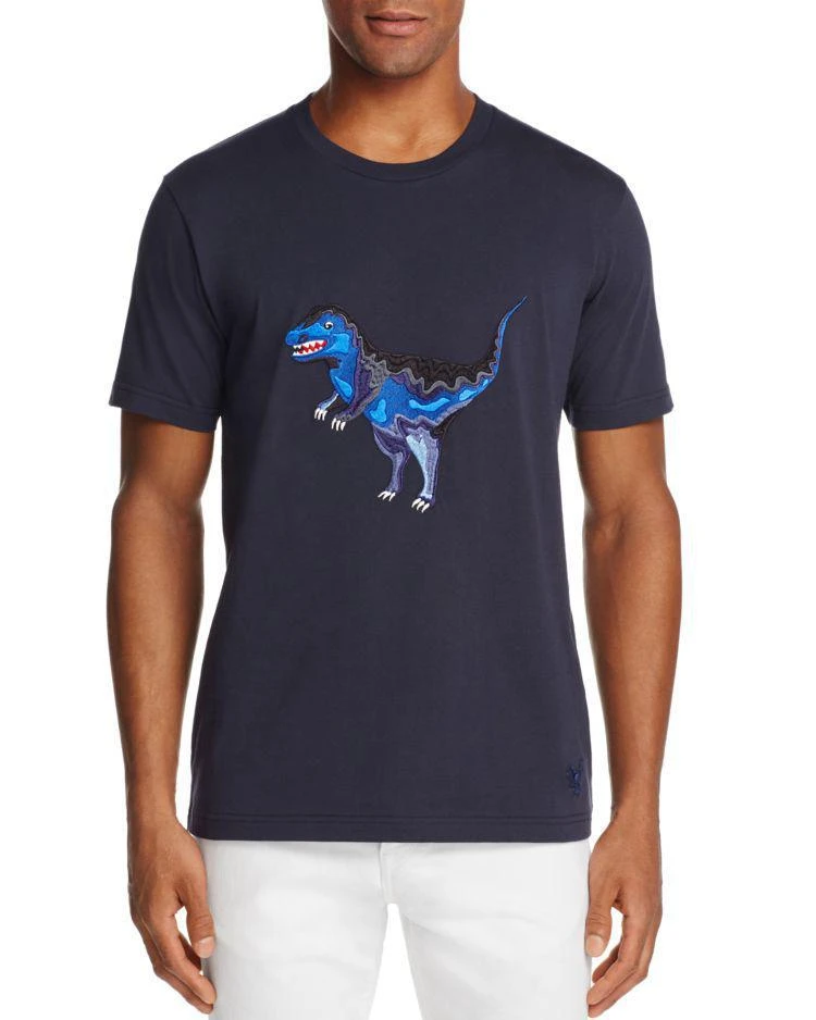 商品VINCE CAMUTO Petites|1941 Embroidered T-Rex Short Sleeve Tee,价格¥1371,第1张图片