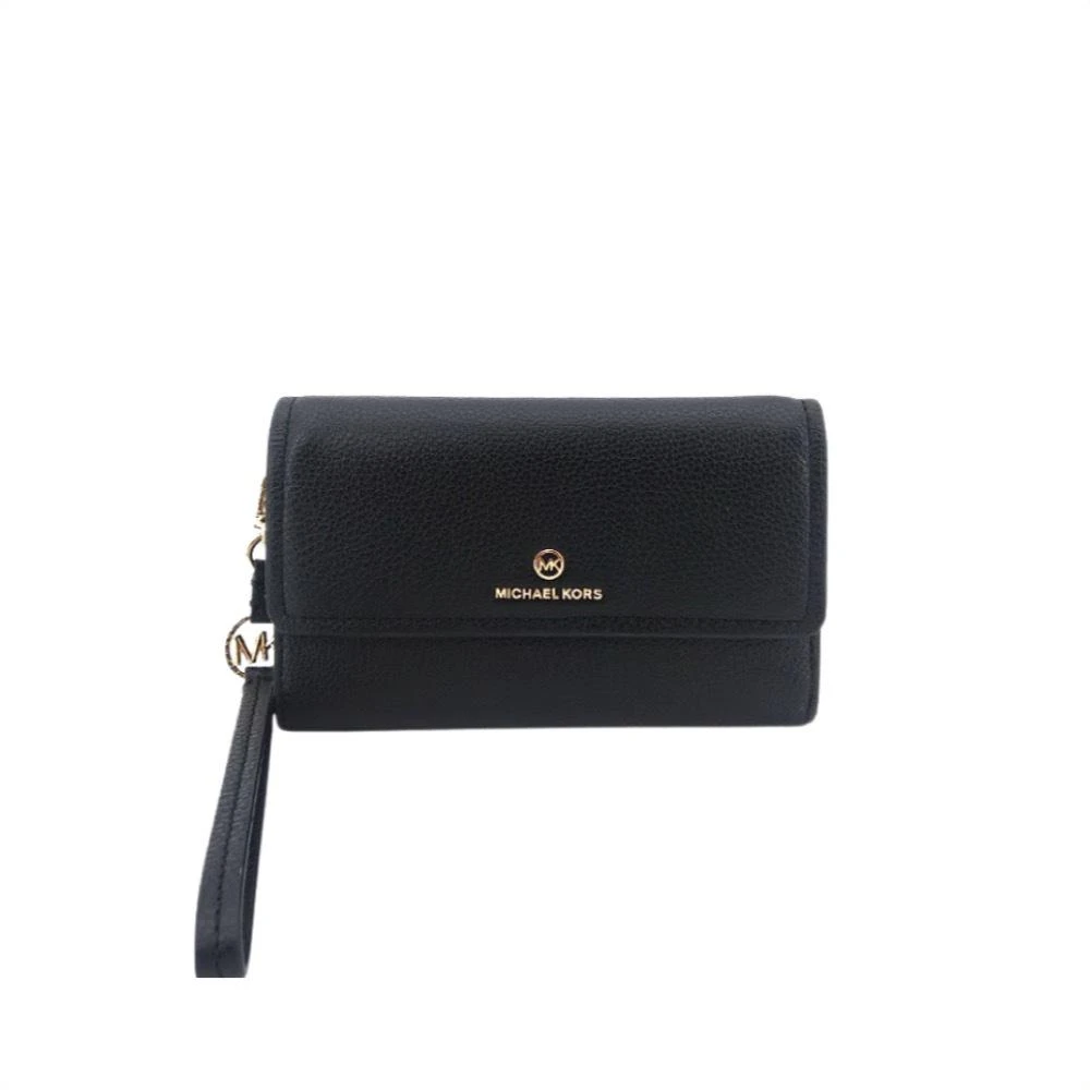 商品Michael Kors|Michael Kors - Jet Set Charm Lg Flat Phone Wristlet - Black,价格¥1303,第1张图片