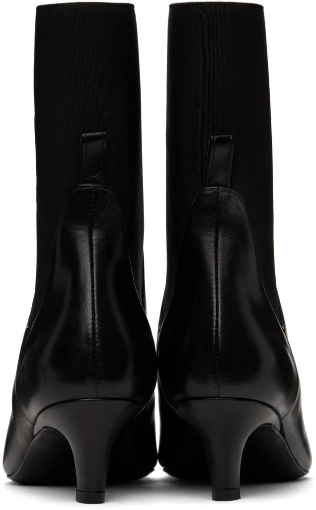 商品Totême|Black 'The Mid Heel' Boots,价格¥5314,第2张图片详细描述