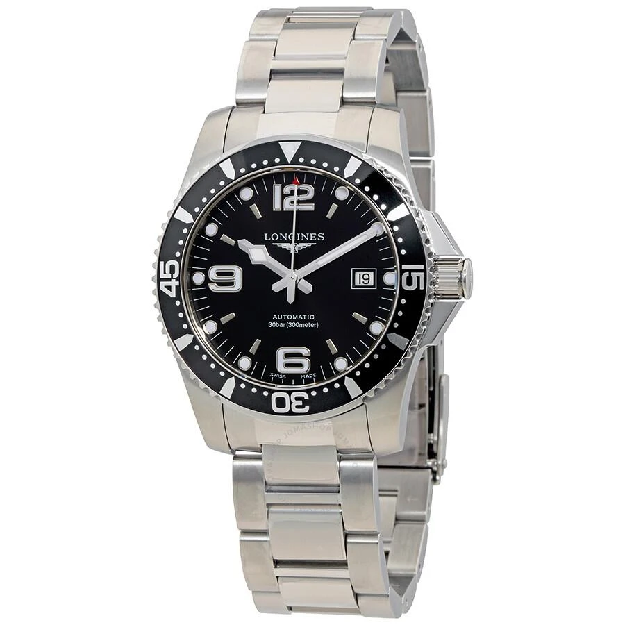 商品Longines|HydroConquest 41mm Automatic Black Dial Men's Watch L3.742.4.56.6,价格¥7064,第1张图片