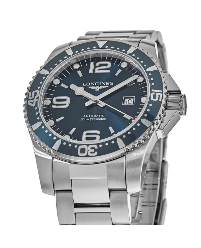 商品Longines|Longines HydroConquest Blue Dial Stainless Steel Men's Watch L3.841.4.96.6,价格¥7945,第2张图片详细描述