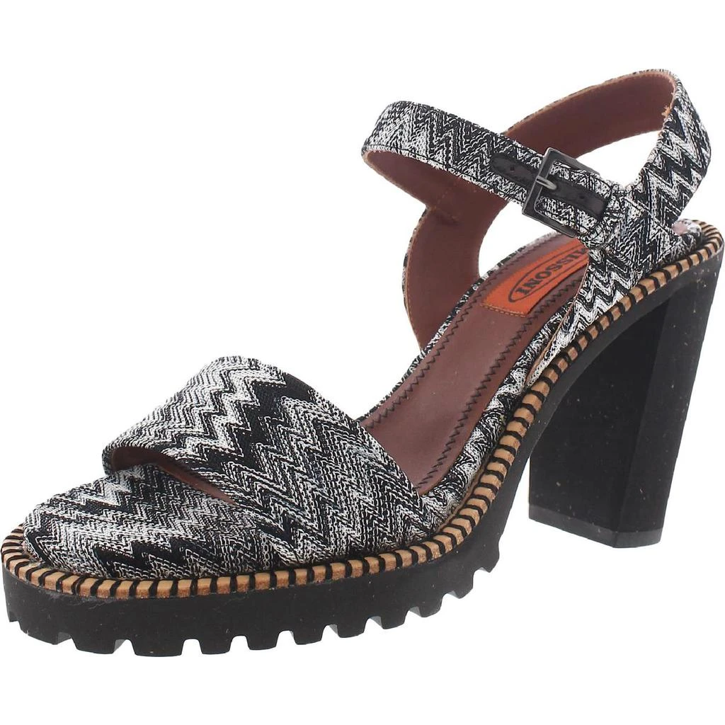 商品Missoni|Missoni Womens Open Toe Ankle Strap Heels,价格¥403,第1张图片