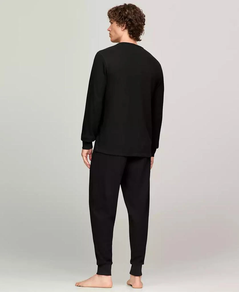 商品Tommy Hilfiger|Men's Waffle-Knit Long-Sleeve Crewneck Thermal Top,价格¥205,第3张图片详细描述