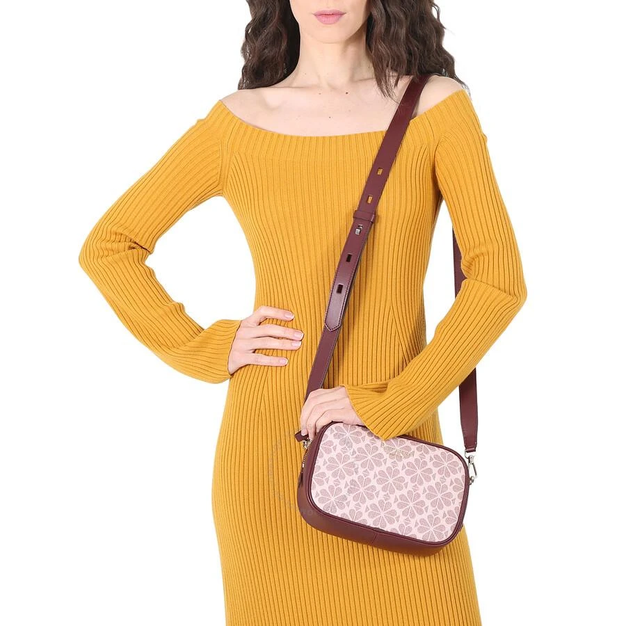 商品Kate Spade|Ladies Pink Spade Flower Coated Canvas Infinite Medium Camera Bag,价格¥589,第2张图片详细描述