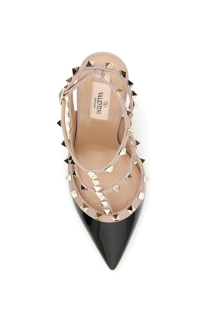 商品Valentino|Valentino garavani rockstud ankle strap pumps 100mm,价格¥4763,第2张图片详细描述