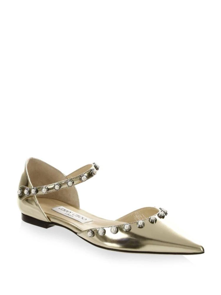 商品Jimmy Choo|Jimmy Choo - Leema d'Orsay Flats,价格¥2683,第1张图片