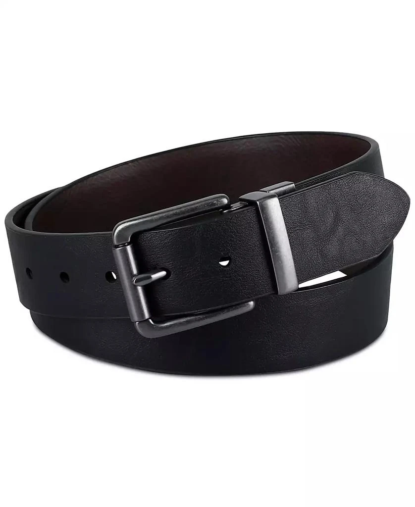 商品Levi's|Men's Logo Buckle Stretch Reversible Leather Belt,价格¥392,第2张图片详细描述