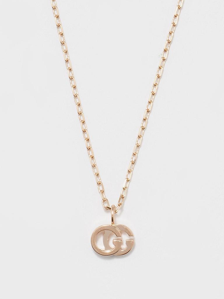 商品Gucci|GG Running 18kt rose-gold necklace,价格¥7943,第1张图片