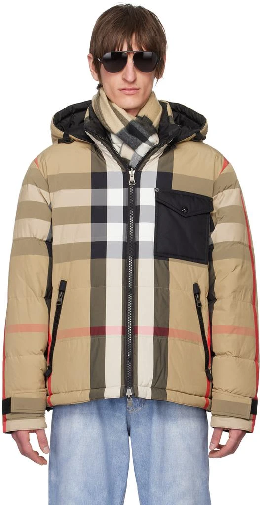 商品Burberry|Beige Rutland Reversible Down Jacket,价格¥16124,第1张图片