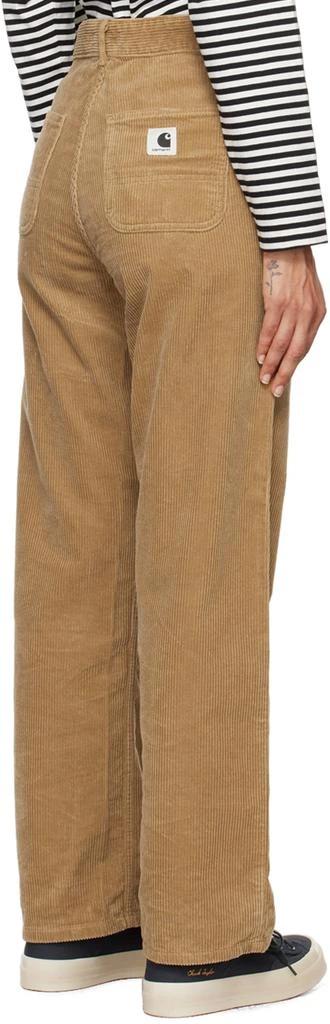 商品Carhartt WIP|Tan Simple Trousers,价格¥665,第3张图片详细描述