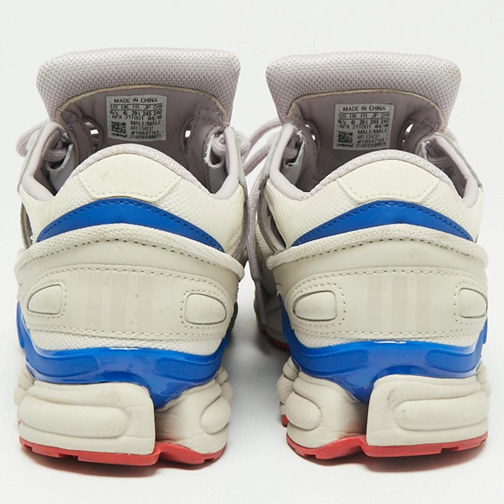 商品[二手商品] Adidas|Adidas By Raf Simons White/Purple Leather And Mesh Ozweego Sneakers Size 39 1/3,价格¥1056,第5张图片详细描述