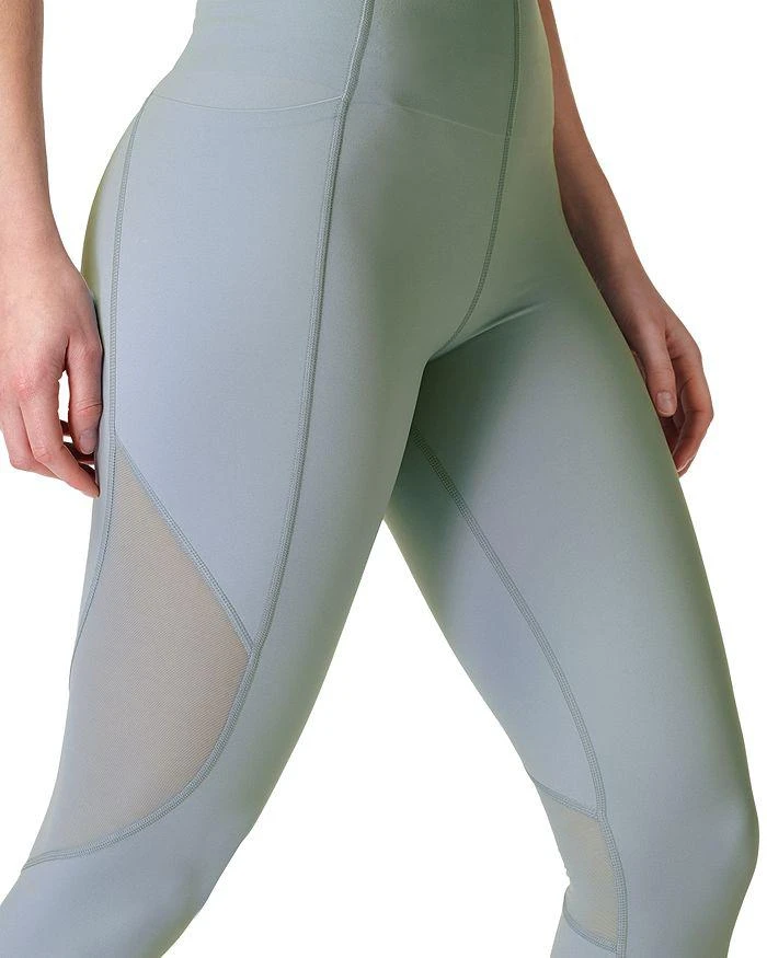 商品SWEATY BETTY|Aerial Power High Waist 7/8 Mesh Leggings,价格¥210,第4张图片详细描述