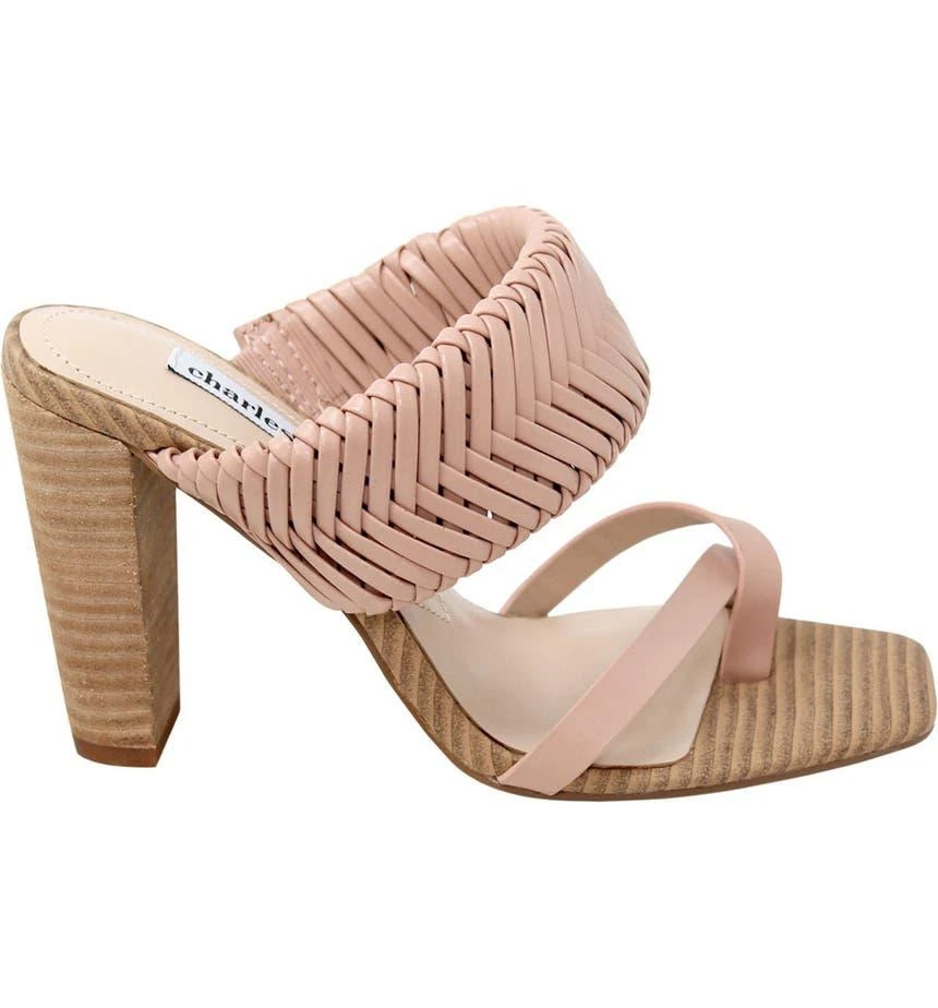 商品Charles David|Horatio Block Heel Leather Sandal,价格¥348,第3张图片详细描述
