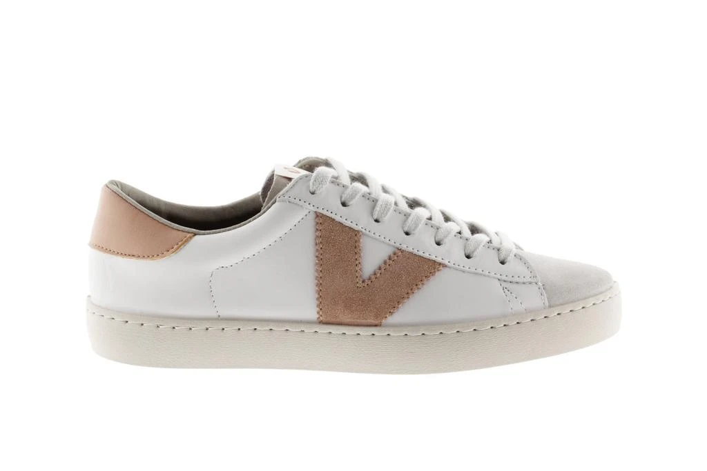 商品Victoria|Victoria BERLIN 1126142 S22 Leather Trainer Cuarzo,价格¥708,第1张图片