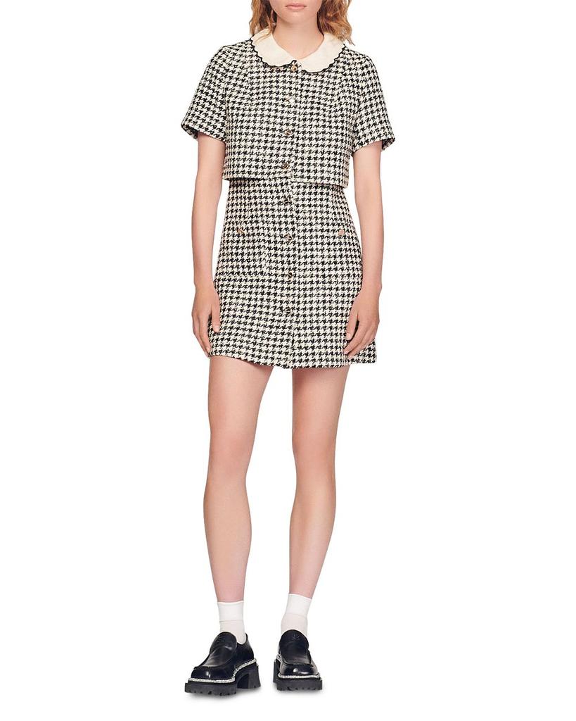 Faustina Houndstooth Mini Dress商品第3张图片规格展示