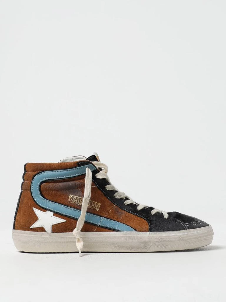 商品Golden Goose|Golden Goose Slide Classic sneakers in used suede,价格¥3547,第1张图片