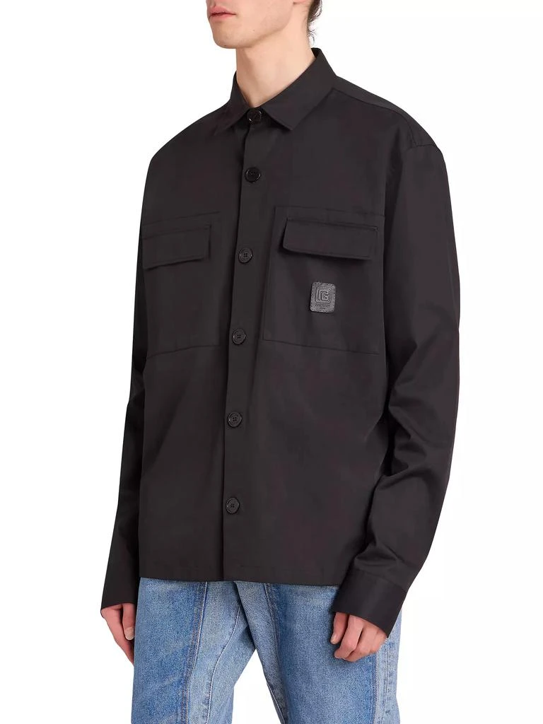 商品Balmain|Monogram Padded Overshirt,价格¥3937,第4张图片详细描述