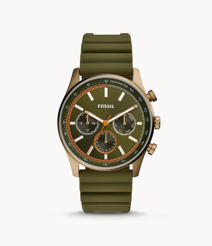 Fossil Men's Sullivan Multifunction, Gold-Tone Stainless Steel Watch商品第1张图片规格展示