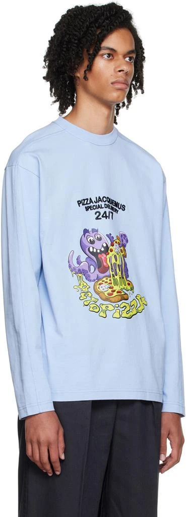 商品Jacquemus|Blue Le Papier 'Le T-Shirt Ocotopizza' Long Sleeve T-Shirt,价格¥565,第2张图片详细描述