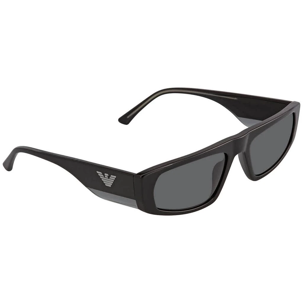 商品Emporio Armani|Emporio Armani Dark Grey Mens Sunglasses EA4168 507587 56,价格¥590,第1张图片