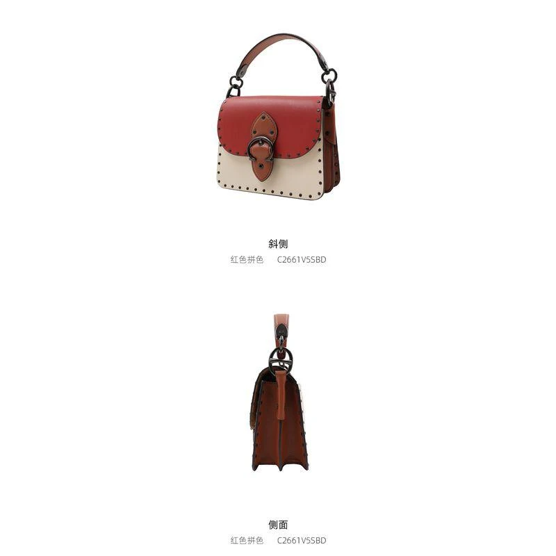 商品Coach|美国直邮COACH蔻驰专柜款BEAT迷你女士PVC印花单肩手提包4603,价格¥5132,第10张图片详细描述