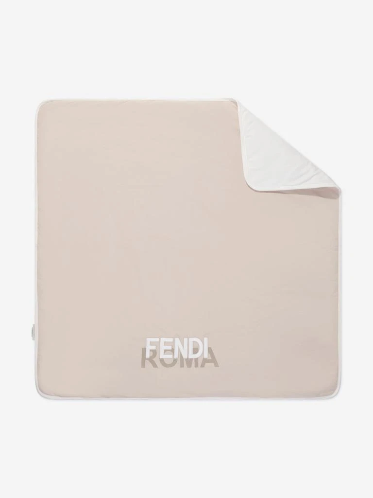 商品Fendi|Fendi Baby Padded Roma Blanket in Beige (80cm),价格¥1511,第1张图片