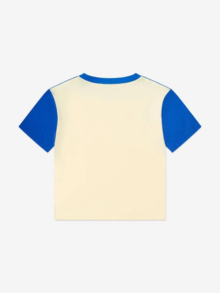 商品Gucci|Kids Logo Print T-Shirt in Blue,价格¥1508,第2张图片详细描述