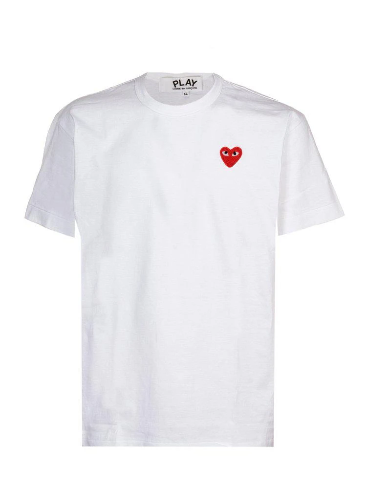 商品Comme des Garcons|Comme des Garçons Play Logo Patch Short-Sleeved T-Shirt,价格¥492,第1张图片