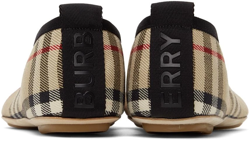 商品Burberry|驼色 Vintage Check 芭蕾鞋,价格¥6243,第4张图片详细描述