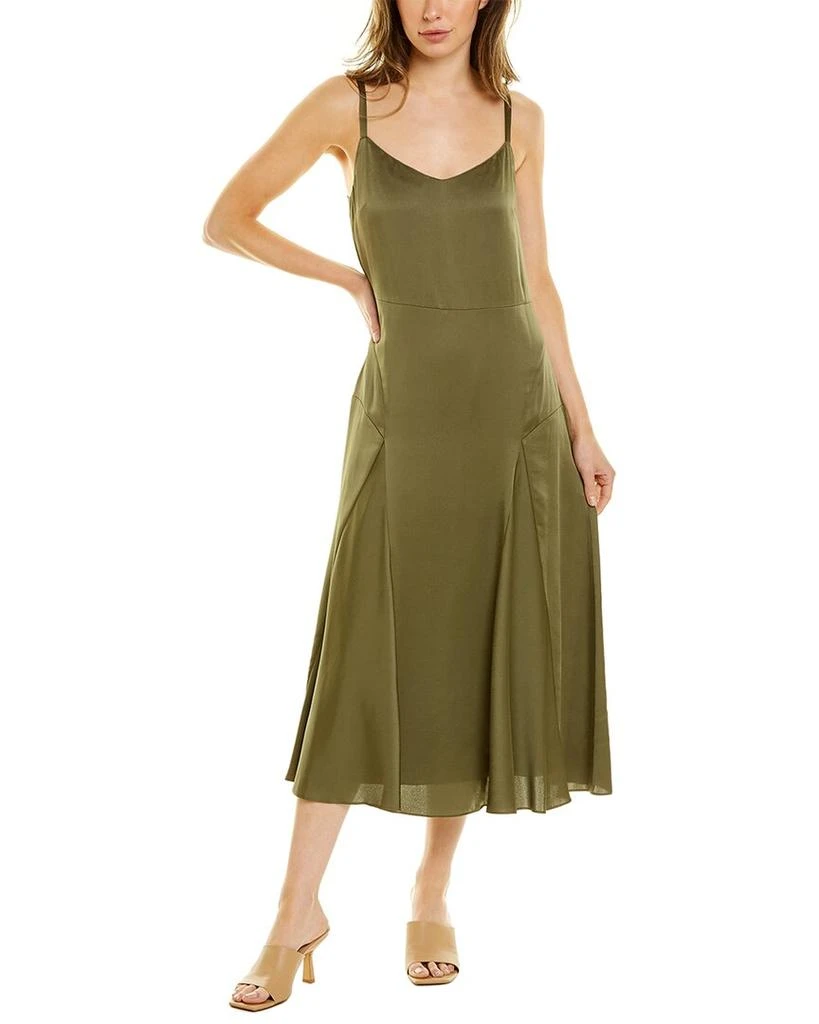 商品Vince|Vince Paneled Midi Dress,价格¥1190,第1张图片