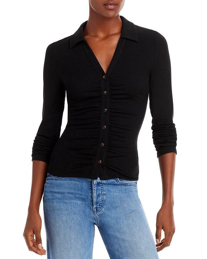 商品Paige|Lafayette Ribbed Top,价格¥1270,第1张图片
