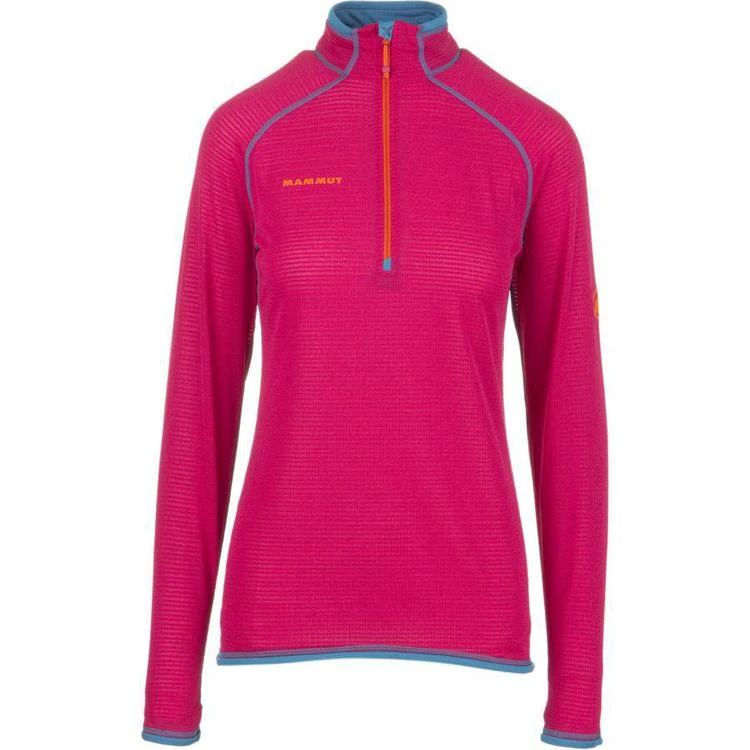 商品Mammut|Schneefeld Light Zip Pullover - Long-Sleeve - Women's 女士长袖拉链套衫,价格¥558,第2张图片详细描述