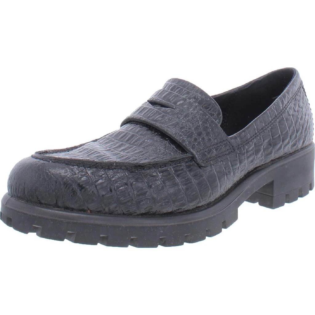 商品ECCO|ECCO Womens Modtray  Embossed Moc Toe Penny Loafers,价格¥377,第1张图片
