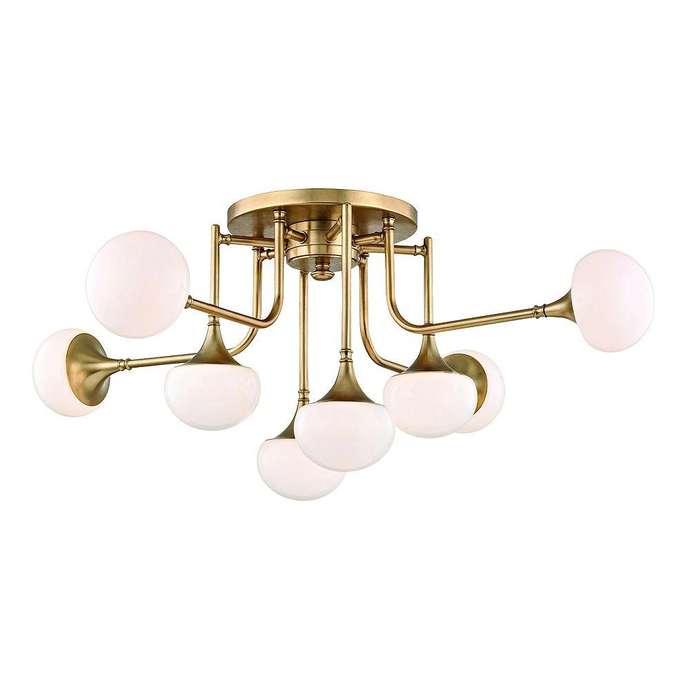 商品Hudson Valley|Fleming 8-Light Semi-Flush Mount,价格¥11950,第1张图片详细描述