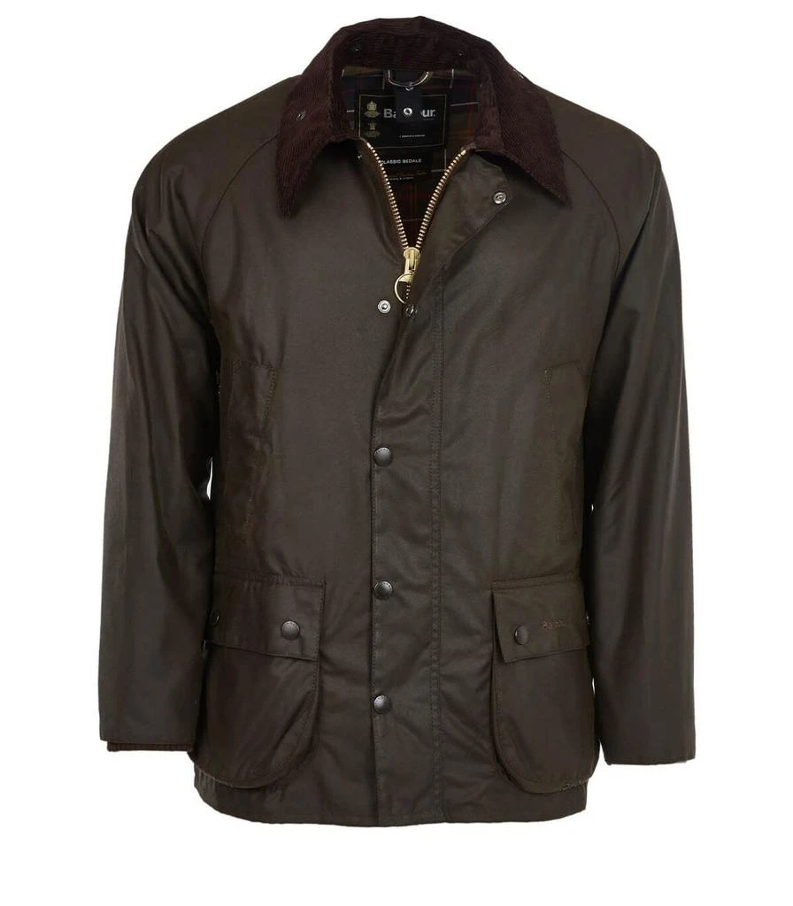 商品Barbour|Barbour Classic Bedale Wax Olive Green Jacket,价格¥3359,第1张图片