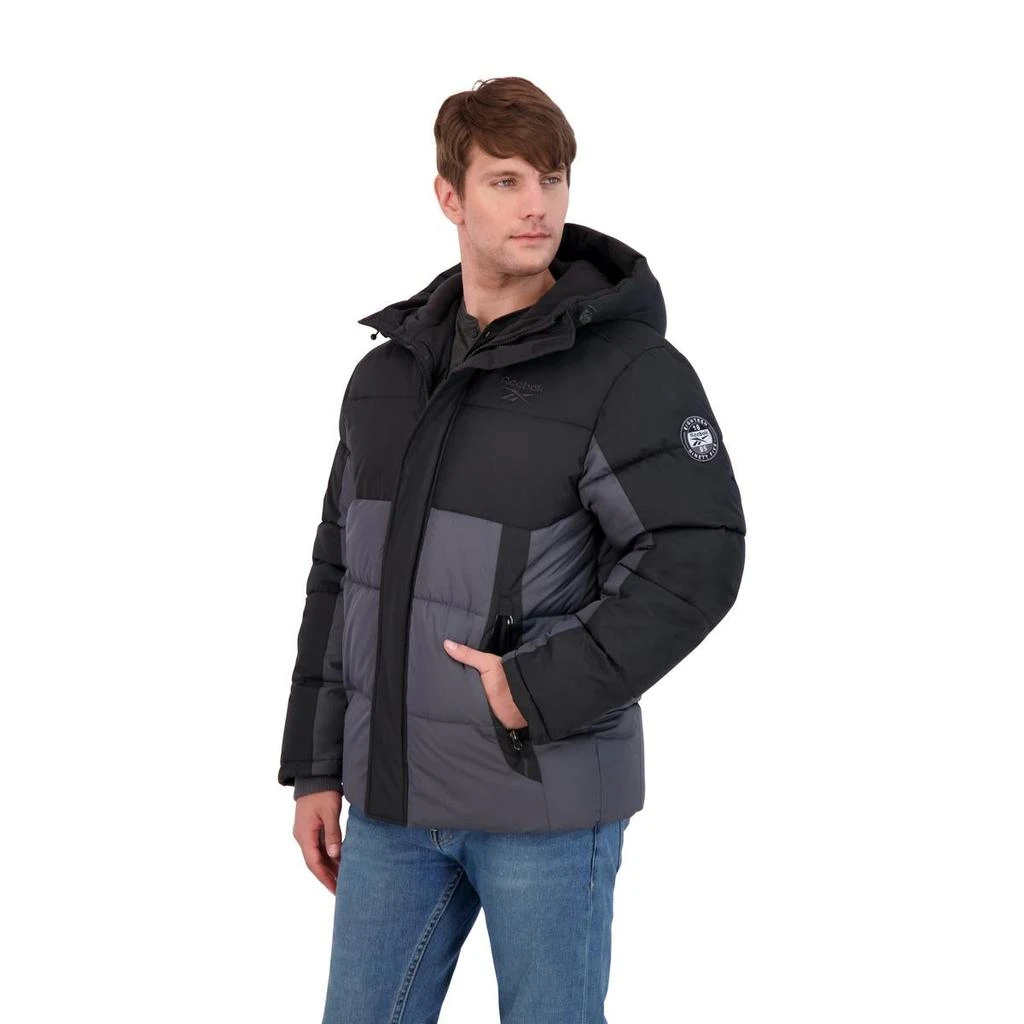 商品Reebok|Reebok Heavyweight Puffer Coat for Men- Insulated Winter Jacket,价格¥353-¥360,第2张图片详细描述