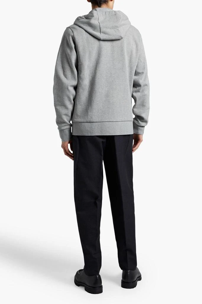 商品Thom Browne|Mélange cotton-jersey hoodie,价格¥2496,第3张图片详细描述