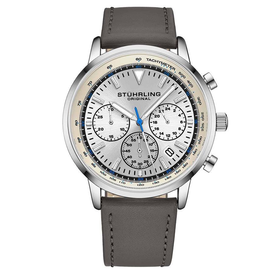 商品Stuhrling Original|Monaco Silver Dial Mens Watch M15888,价格¥738,第1张图片