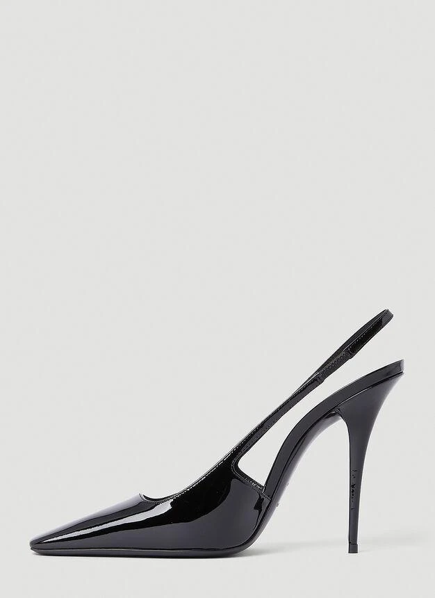 商品Yves Saint Laurent|Blade Slingback High Heels in Black,价格¥7065,第3张图片详细描述