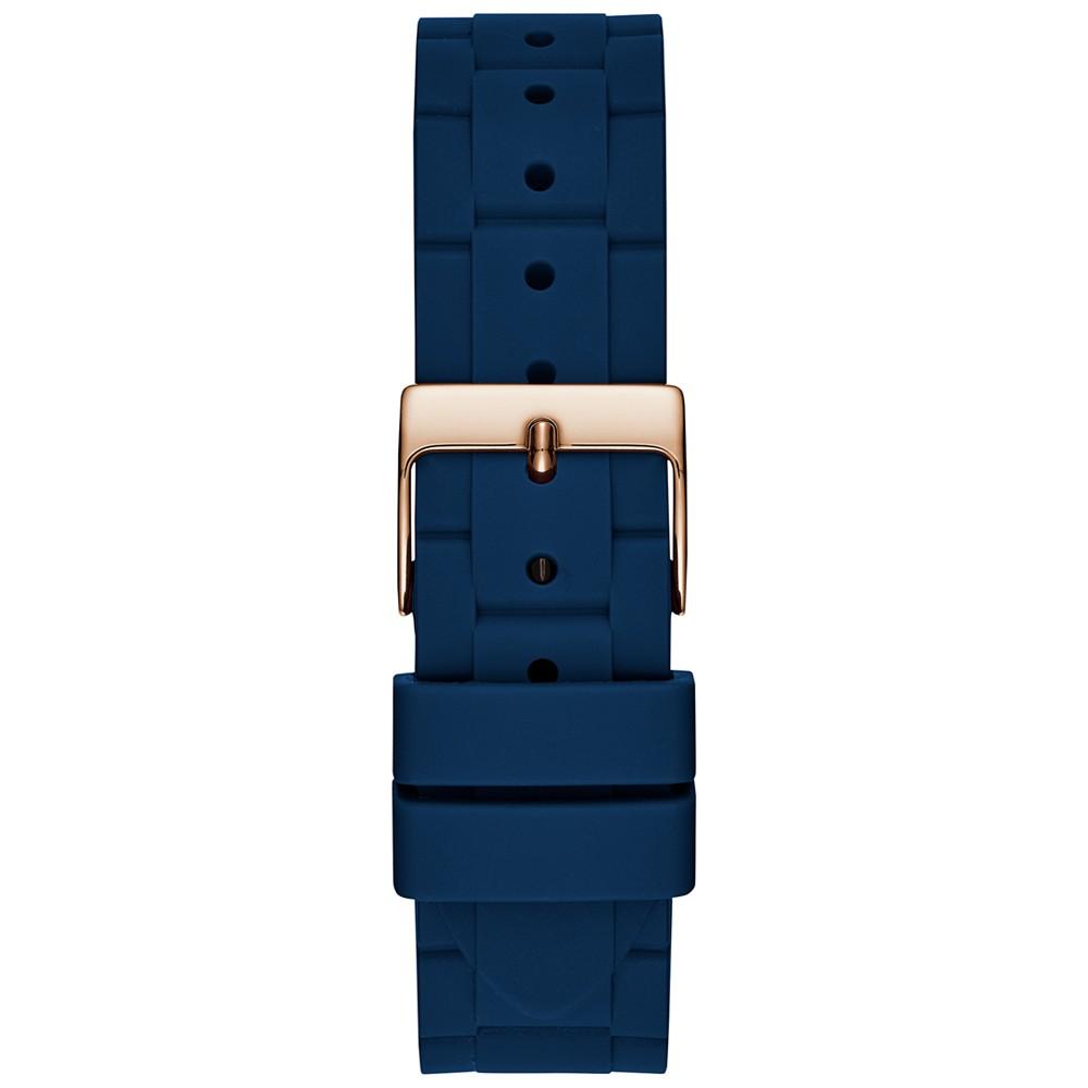 Women's Blue Silicone Strap Watch 38mm商品第3张图片规格展示