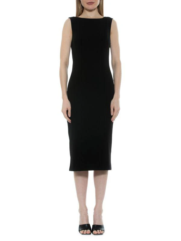 商品ALEXIA ADMOR|Penny Boatneck Midaxi Sheath Dress,价格¥674,第1张图片